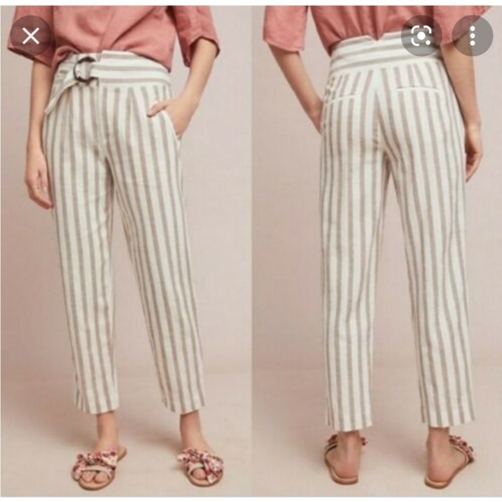 Anthropologie Oasis Striped Pants